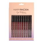 Hilary Rhoda Lip Definer Lip Liner | One Swipe Smooth Application | Long Lasting & Smudge-Proof Lip Pencil | Matte Finish & Multicolor | Set of 10-1.2g*10 - Fast UK Delivery