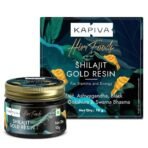Kapiva Shilajit/Shilajeet Gold Resin - 10g | 500mg/Serving | Servings-20 | Boost Muscle Growth & Stamina | Contains 24 Carat Gold | 100% Ayurvedic Shilajit/Shilajeet - Fast UK Delivery