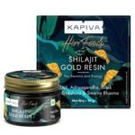 Kapiva Shilajit/Shilajeet Gold Resin - 10g | 500mg/Serving | Servings-20 | Boost Muscle Growth & Stamina | Contains 24 Carat Gold | 100% Ayurvedic Shilajit/Shilajeet - Fast UK Delivery