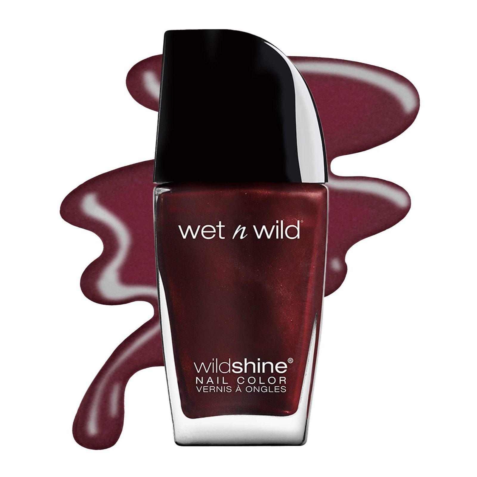uk71hWSrUoQoL-1-1.jpg wet n wild Shine Nail Color, Burgundy Frost, 0.41 Fluid Ounce by Wet 'n Wild - Fast UK Delivery - Image 1