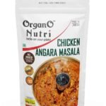 OrganoNutri Chicken Angara Masala | 100g | Reclosable Eco-Zipper Pouch - Fast UK Delivery