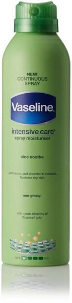 Vaseline Intensive Care Aloe Soothe Spray Moisturizer, 190ml - Fast UK Delivery