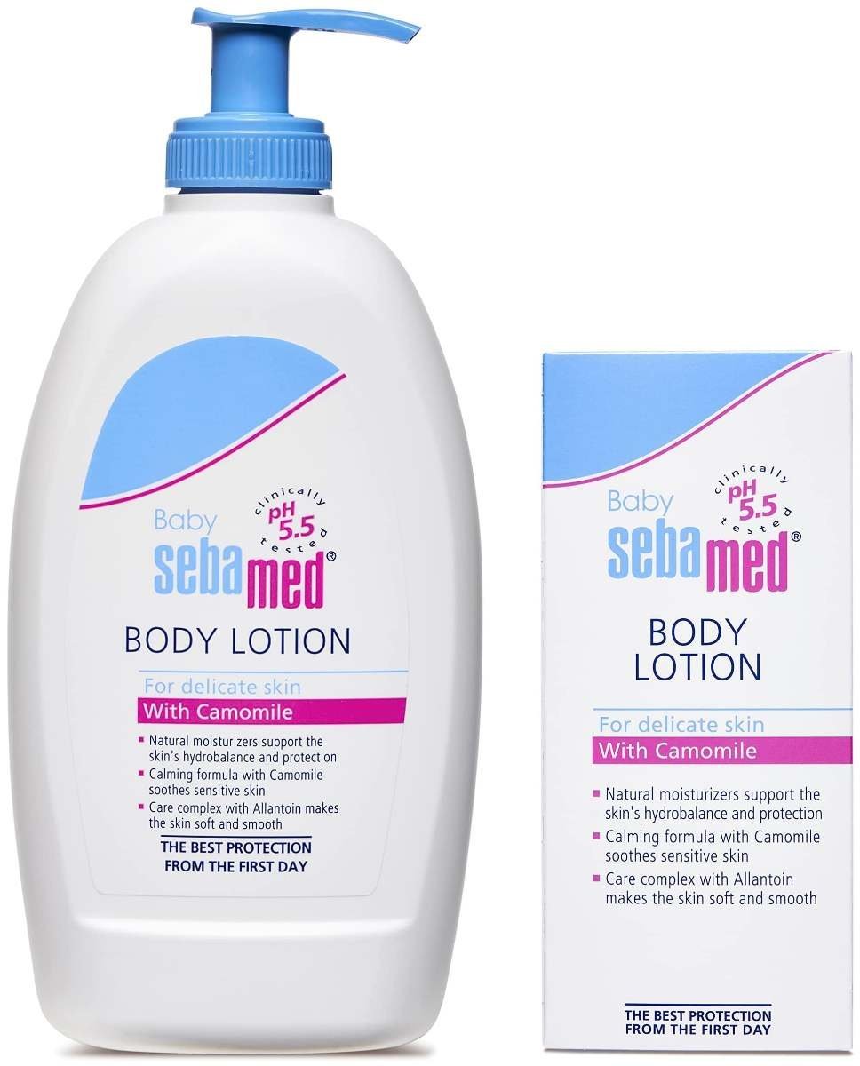 uk71iOGmNtEoL-1-1.jpg Sebamed Baby Lotion, 400Ml And Sebamed Baby Lotion, 100Ml - Fast UK Delivery - Image 1