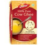 Dabur 100% Pure Daanedaar Cow Ghee With Rich Aroma | Naturally Improves Digestion And Boosts Immunity -1L, 899 Grams - Fast UK Delivery