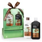 Just Herbs Coconut Almond Body Milk And Charcoal Body Wash, Detox & Nourish Hydraclean Kit for Men and Women - Combo Gift Set (2 x 300ml) - Fast UK Delivery