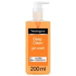 Neutrogena Deep Clean Gel wash with Pump 200ml-Imported, (3935800) - Fast UK Delivery