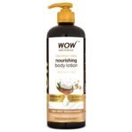 WOW Skin Science Coconut Milk & Argan Oil Body Lotion - Medium Hydration - No Mineral Oil, Parabens, Silicones, Color & PG - 400mL - Fast UK Delivery
