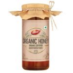 Dabur Raw Organic Honey 500g | 100% Pure and Natural | NPOP Organic Certified | Raw , Unprocessed , Unpasteurized Honey | No Sugar Adulteration - Fast UK Delivery