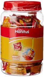 Dabur Honitus Cough Drops, Ginger (100 Tablets - 220/250g) | Provides Effective Relief From Cough And Sore Throat, (Weight May Vary) - Fast UK Delivery