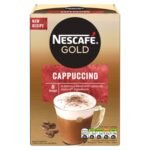 Nescafe Gold Cappuccino Pouch, 136 g - Fast UK Delivery