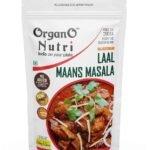 OrganoNutri Rajasthani Laal Maans Masala | Reclosable Eco-Zipper Pouch - Fast UK Delivery