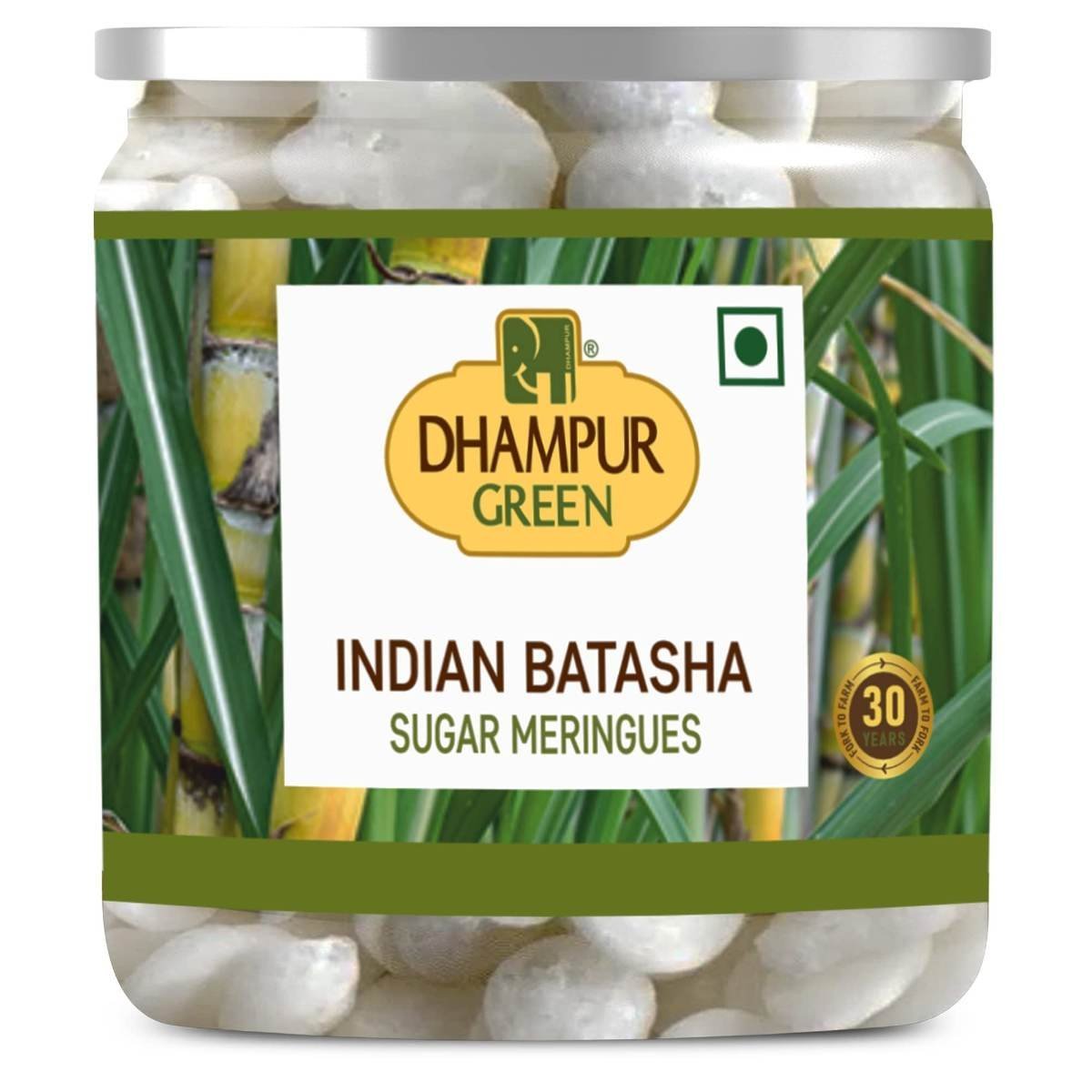 uk71jX0MMfQrL.jpg Dhampure Speciality Batasha, 200G | Indian Patasha | Batasha | For Prasad, Festivals, Ceremony, Worship - Fast UK Delivery - Image 1
