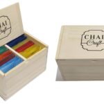 Chai Craft Boxful of surprises- 40 teabags in a pine wood box Pack of 1 - Fast UK Delivery