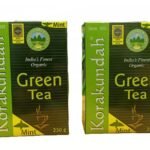KORAKUNDAH Organic Green Tea (Mint) 250 g | Pack of 2 | Total 500 g | India's Finest Organic Tea | Chamraj Nilgiri Tea - Fast UK Delivery