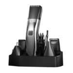 Beardo Chrome Beast Multipurpose Full Body Groomer Trimmer Set For Men | 40 Length Settings | 8 attachments | Beard/Hair/Body/Precision/Ear/Nose Trimmer|With Dock|90 min. run time | All-in-1 trimmer | Gift For Brother | Gift For Friends - Fast UK Delivery
