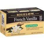 Bigelow Tea French Vanilla Black Tea Decaffeinated Freshness & Aroma 20 Tea Bags Net Wt 1.28oz (36gm) - Fast UK Delivery