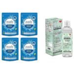 Diabliss Diabetic Friendly Herbal Cane Sugar - Free from Chemicals/Artificial Sweeteners - Low Glycemic Index (GI) - 500g Pouch (500g (Pack 4)+Herbal Water to Manage Hypertension)