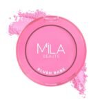 MILA Beaute Blush Babe Powder Blush | Matte Finish Long-Lasting Pigment | Easy to Blend | Non-Drying With Rosehip Oil, Jojoba Oil and Vitamin E | Shade (Cosmo Pink, 5g) - Fast UK Delivery