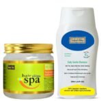 INDUS VALLEY Combo pack of Daily Care Shampoo and Hair Ultima Spa (200ml +175=375ml) - Fast UK Delivery