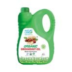 Natureland Organics Groundnut/Peanut Oil 5 Ltr. - Cold Pressed Organic Healthy Oils - Fast UK Delivery