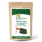 Grenera Spirulina Powder, Rich in Protein, Vitamins, Minerals, Gluten Free, Vegan, Non GMO, 100 grams - Fast UK Delivery