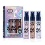 Fashion Colour MIST & FIX Setting Spray (30ML*3) | Setting Spray For Makeup Long Lasting | Mist Fix Shimmer | Illuminating & Hydrating Makeup Fixing Spray | Makeup Fixing Spray For Long-Lasting Makeup | Set of 3 - Fast UK Delivery