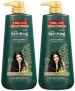 Kesh King Ayurvedic Anti Hairfall Shampoo| Reduces hairfall | 21 Natural Ingredients |No Paraben & No Silicon | With the goodness of Aloe Vera, Bhringraja and Amla for Silky, Shiney - 600 ml - Fast UK Delivery