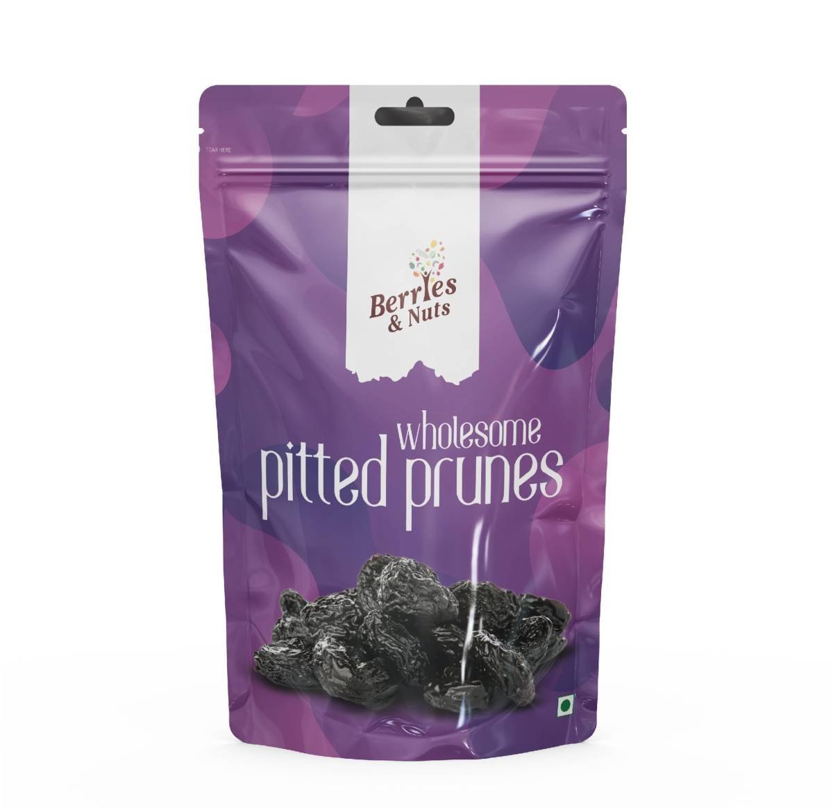 uk71lQV0g49OL-1-1.jpg Berries And Nuts California Pitted Prunes 1kg | Antioxidant Rich Pitted Prune, Dried Plums - Fast UK Delivery - Image 1