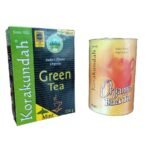 KORAKUNDAH Organic Green Tea (Mint) 250 g | KORAKUNDAH Organic Black Tea in Canister 100 g | Pack of 2 | Total 350g | India's Finest Chamraj Nilgiri Tea - Fast UK Delivery
