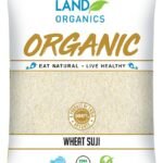 Natureland Organics Wheat Suji / Sooji 500 Gm - Organic Sooji - Fast UK Delivery