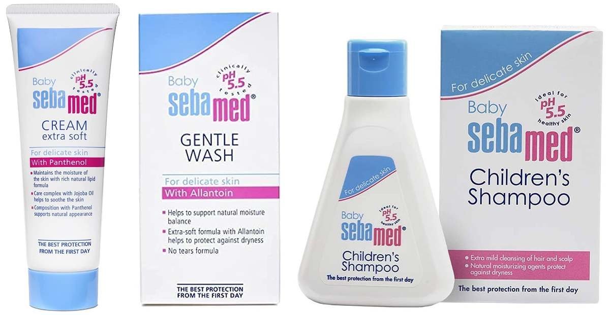 uk71mD5OBLGiL-1-1.jpg Sebamed Baby Cream, Extra Soft, 50ml & Seba med gentle baby wash (50ml) & Children?s Shampoo (50ml) - Fast UK Delivery - Image 1