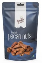 Berries And Nuts Premium American Pecan Nuts 600 Grams | Crunchy Nuts, Rich in Protein & Fibre, Pecans | 3 Pack of 200 Grams - Fast UK Delivery