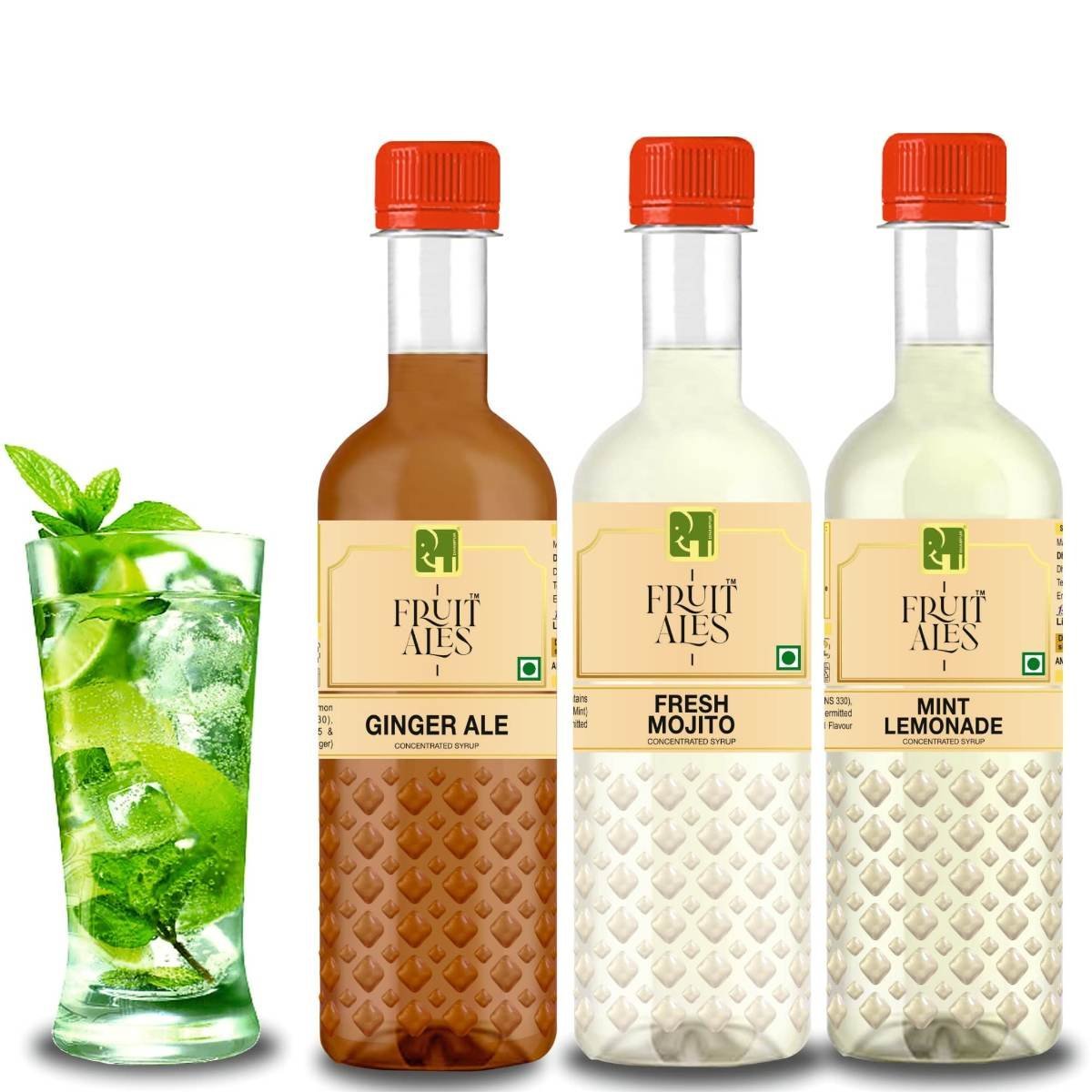 uk71mLzC2qOWL.jpg Dhampure Speciality Vodka Rum Gin Mocktail Cocktail Mixer For Adult - Mint Lemonade, Fresh Mojito & Ginger Ale (Pack Of 3), 900Ml - Fast UK Delivery - Image 1