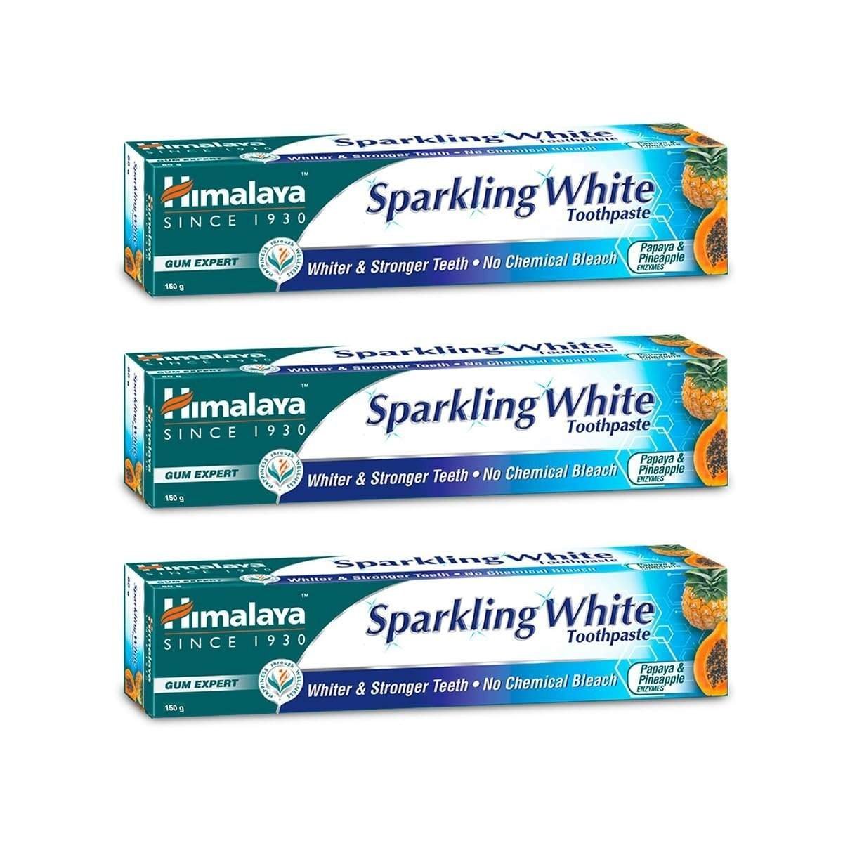 uk71mSX4Yh6EL-1-1.jpg HIMALAYA SPARKLING WHITE TOOTHPASTE 150G (PO3) - Fast UK Delivery - Image 1