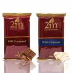 Konfiz 2M Milk&White Compound Slabs-Perfect For Baking,Cake Decorating,Topping,Molding&Dipping(2 Combo Pack,500 Gm Each) - Fast UK Delivery