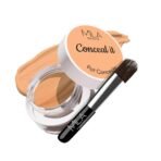 Mila Beaute Conceal It Pot Concealer with Brush | Enriched With SPF 15 and Vitamin E | Light Weight Concealer | Long Lasting Coverage | Natural Matte Finish | Covers All Skin Concerns | Easily Blendable Concealer For Face Makeup | Shade - (06 Natural Nude, 4g) - Fast UK Delivery