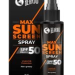 Beardo Max Sunscreen SPF 50 & PA+++ Spray for Men | Non-greasy Sunscreen for Men | Easy Application Sunscreen Spray | Sunscreen For Oily Skin | UVA UVB Protection | 50ml - Fast UK Delivery
