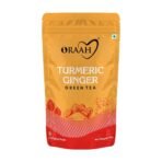 Oraah Turmeric Ginger Tea with Powerful Superfoods - 100 gms| Powerful Wellness & Healing Properties of Turmeric & Ginger | 100% Natural - Fast UK Delivery