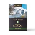 Golden Tips Green Fusion Loose Leaf Fine Green Tea (250gm-125 Cups) - Fast UK Delivery