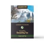 Golden Tips Green Fusion Loose Leaf Fine Green Tea (250gm-125 Cups) - Fast UK Delivery