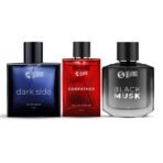 BEARDO Liquid Fresh Perfume Combo Set For Men (100Ml X Pack Of 3)|Long Lasting Godfather,Black Musk&Dark Side Perfume With Aromatic,Spicy Notes|Musky,Woody Notes| Christmas gift for men| Gift For Friends | Gift for Men - Fast UK Delivery