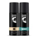 Beardo Mariner & Don Perfume Body Spray 150ml Each Combo | Long Lasting | Deo For Men | Deodorant for Men | Fresh, Aqua Notes | Christmas gift for men | Gift For Friends | Gift for Men - Fast UK Delivery