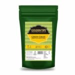 Golden Tips Lemon Grass Organic Loose Leaf Tea Green Tea (250 Gram, 120 cups) - Fast UK Delivery