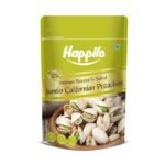 Happilo Premium California Roasted & Salted Pistachios 200 g | Pista Dry Fruit | Tasty & Healthy | High in Protein & Dietary Fiber | Gluten Free & Low Calorie Nuts - Fast UK Delivery