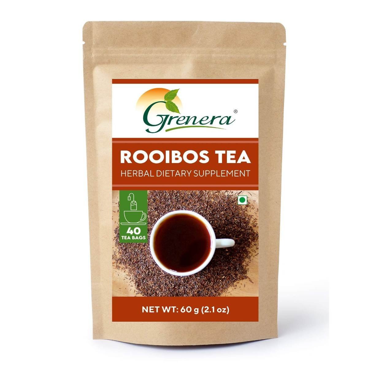 uk71palvXPNeL-1.jpg Grenera South African Rooibos Tea - 100 grams, Imported from South Africa, Caffeine Free, Anti Oxidant Rich Tea - Fast UK Delivery - Image 1
