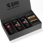 Beardo Charcoal 4-in-1 Giftset for Men | Complete Face & Body kit, pack of 4 (Facewash, Peel-off mask, Scrub, Soap) | Valentines day gift for husband | Gift for boyfriend | Gift for Men - Fast UK Delivery