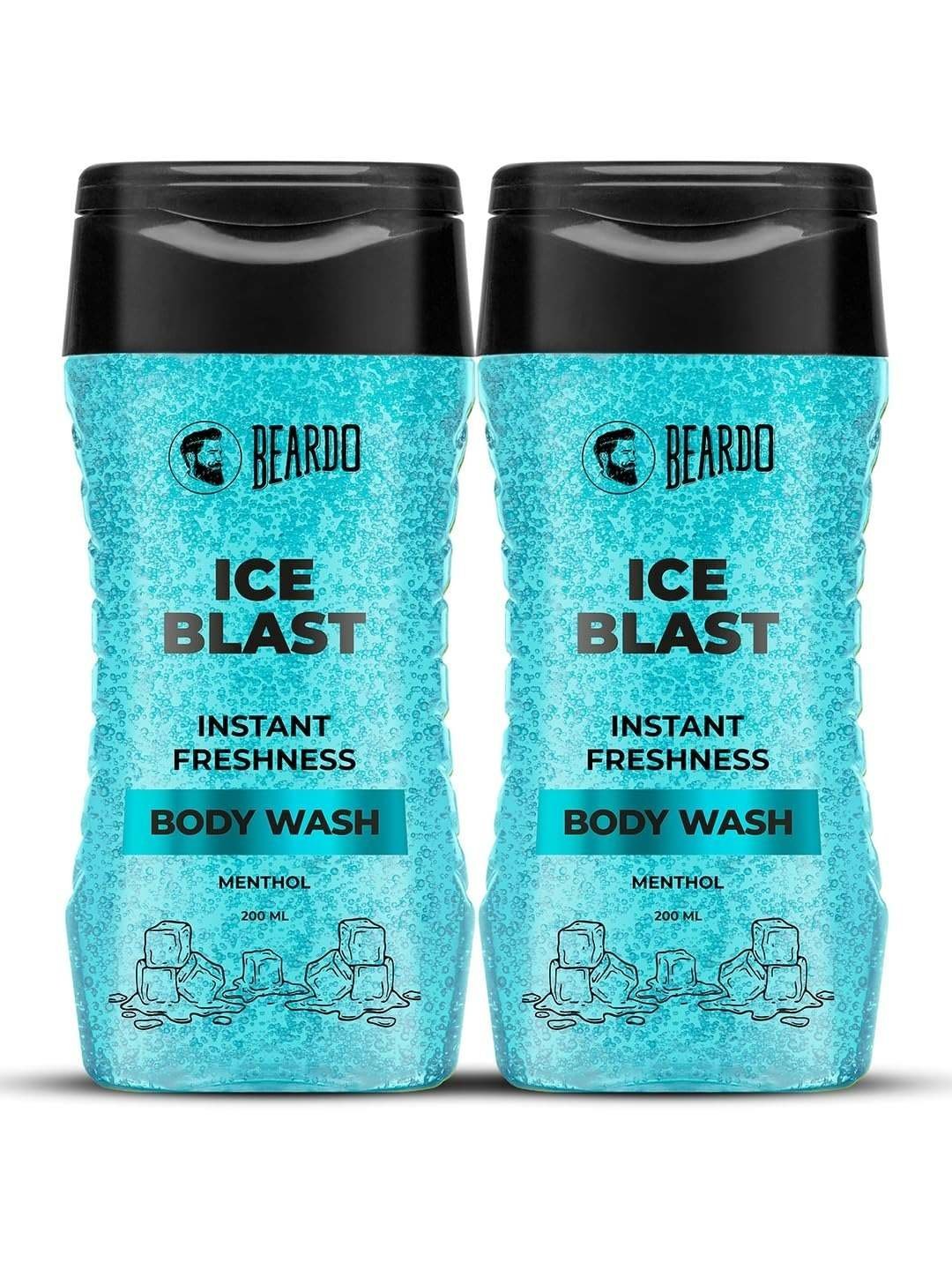 uk71py8LVx6iL-1-1.jpg Beardo Ice Blast Body Wash for Men 200ml (Pack of 2) | Refreshing Menthol cooling | INSTANT ICY cool freshness body wash | Shower Gel for pricky summer heat - Fast UK Delivery - Image 1