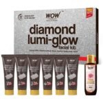 WOW Skin Science Diamond Facial Kit For Polished Skin | Made With Activated Naturals | Salon Like Facial At Home | For Radiant Skin | 85ml - Fast UK Delivery