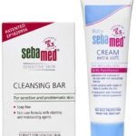 Sebamed Baby Cream Extra Soft, 50ml and SebaMed Cleansing Bar Soap-Free for Normal to Oily Skin, 100gm - Fast UK Delivery