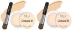 MILA Beaute Conceal It Pot Concealer | With SPF 15 & Vitamin-E For Face Makeup | Shade - (Rich Vanilla, 4g) Conceal It Pot Concealer For Face Makeup | Shade - (Light Ivory, 4g) - Fast UK Delivery